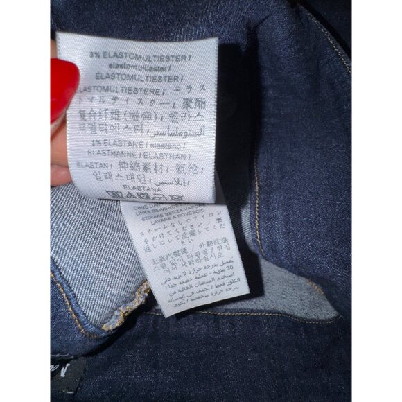 Y2K Marciano By Guess Jeans Dark Denim Mid Rise Flared Size 29 Sexy Stretch Jean - Picture 8 of 9